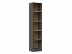 Onyx R50 Classic Bookcase in Anthracite / Artisan Oak