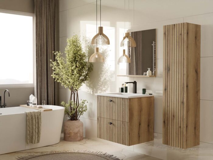 Tigo 60 Vanity Cabinet with Sink - Image 7