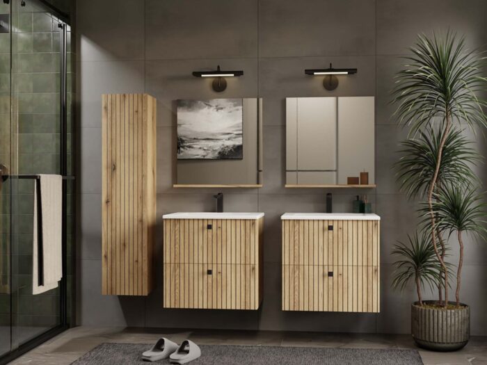 Tigo 60 Vanity Cabinet with Sink - Image 4