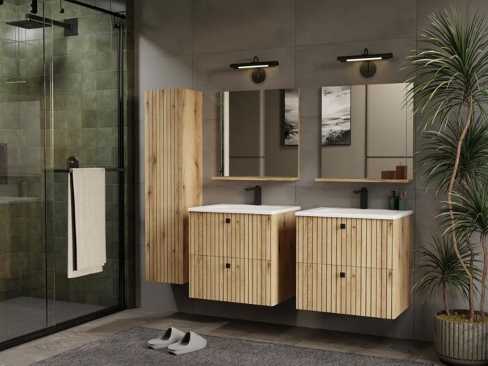 Tigo 60 Vanity Cabinet with Sink - Image 8