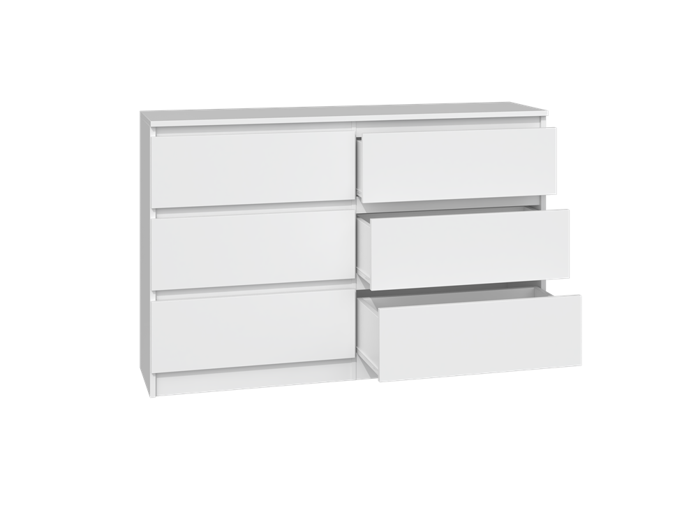 8-1 Malwa M6 Dresser - White Matte - Image 2