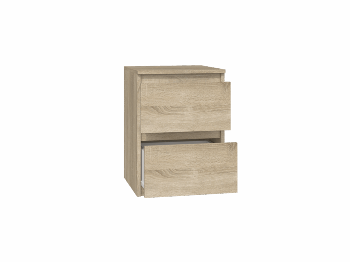 Vero M2 Classic Bedside Cabinet – Sonoma Oak - Image 2