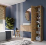 Sara S33 Tall Bathroom Cabinet in Artisan Oak - Image 5