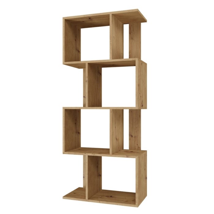 Nexa 4P Oak Shelving Unit - Image 2