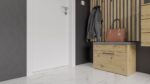 Lomera Mini Shoe Cabinet – Oak Effect - Image 5