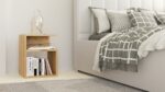 Lumo Compact Bedside Cabinet – Oak Effect - Image 4