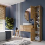 Sara S30 Tall Bathroom Cabinet in Artisan Oak - Image 5