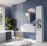 Sara S30 Tall Bathroom Cabinet in White - Image 5