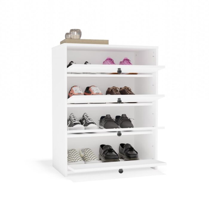 Nova White Shoe Cabinet - Image 2