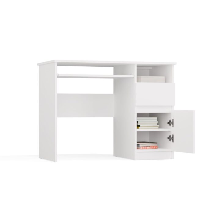Porto Right-Side Desk – White Finish - Image 2