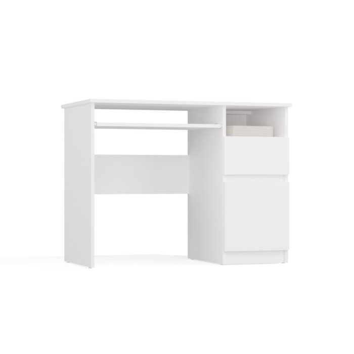 Porto Right-Side Desk – White Finish - Image 6