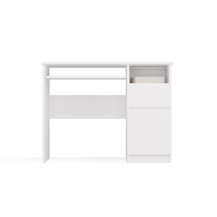 Porto Right-Side Desk – White Finish - Image 7