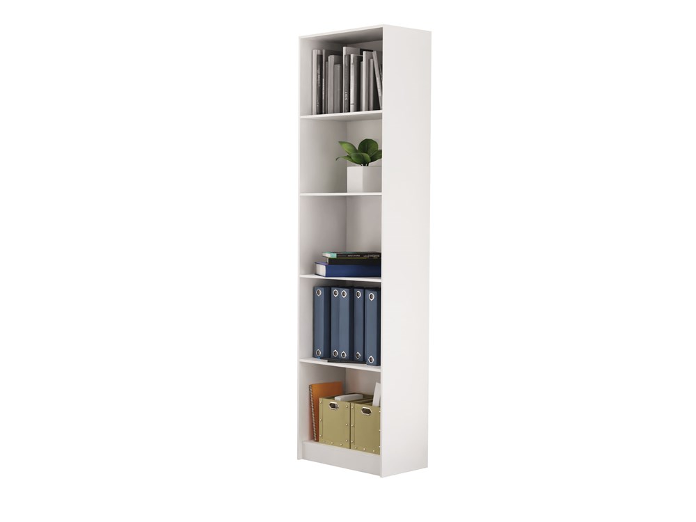 Biel Onyx R50 Classic Bookcase in White - Image 3