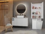 Glossy White Twin Cabinet - Image 6