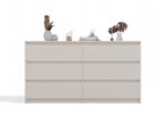 Malwa M6 Wide Dresser - Cashmere Beige - Image 3
