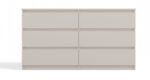 Malwa M6 Wide Dresser - Cashmere Beige - Image 4