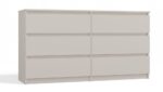 Malwa M6 Wide Dresser - Cashmere Beige