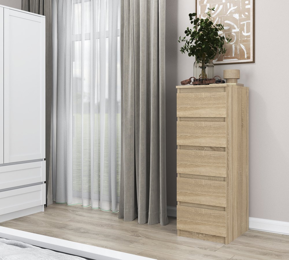 C1_C_0004 Malwa W5 Tallboy - Sonoma Oak - Image 3
