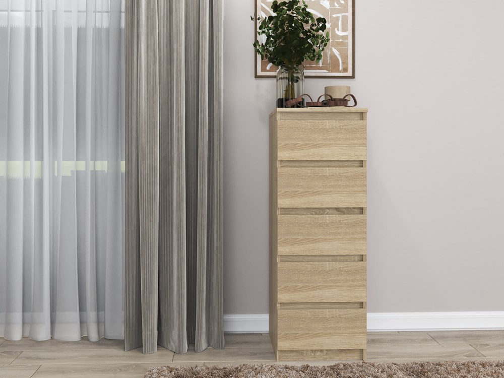 C2_С_0004 Malwa W5 Tallboy - Sonoma Oak - Image 2