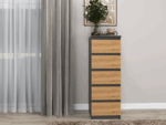 Malwa W5 Anthracite Oak Sideboard - Image 3