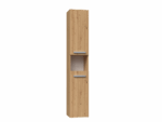 Nel III Tall Bathroom Cabinet in Artisan Oak - Image 2