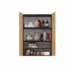 Pola MINI DD Cabinet in Anthracite / Artisan Oak - Image 4