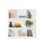 Nexa 8P White Bookcase - Image 4