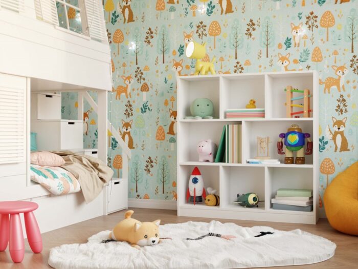 Nexa 8P White Bookcase - Image 7