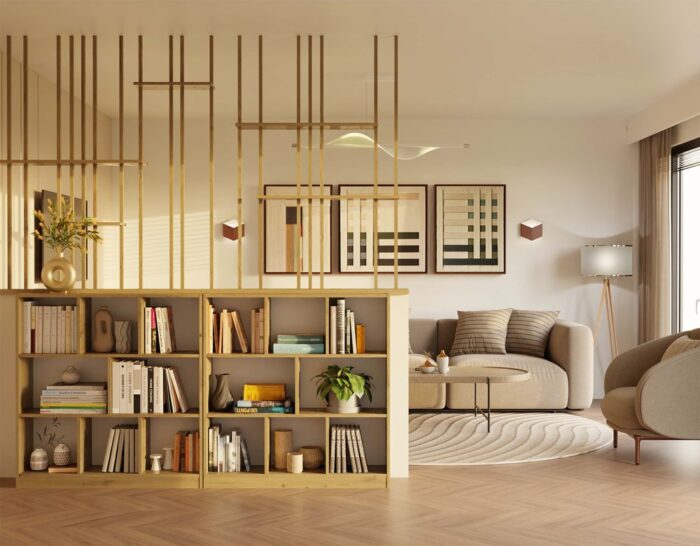 Nexa 8P Oak Bookcase - Image 3