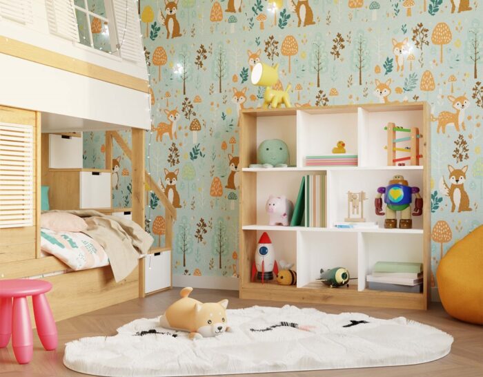 Nexa 8P Dual-Tone Bookcase - Image 2