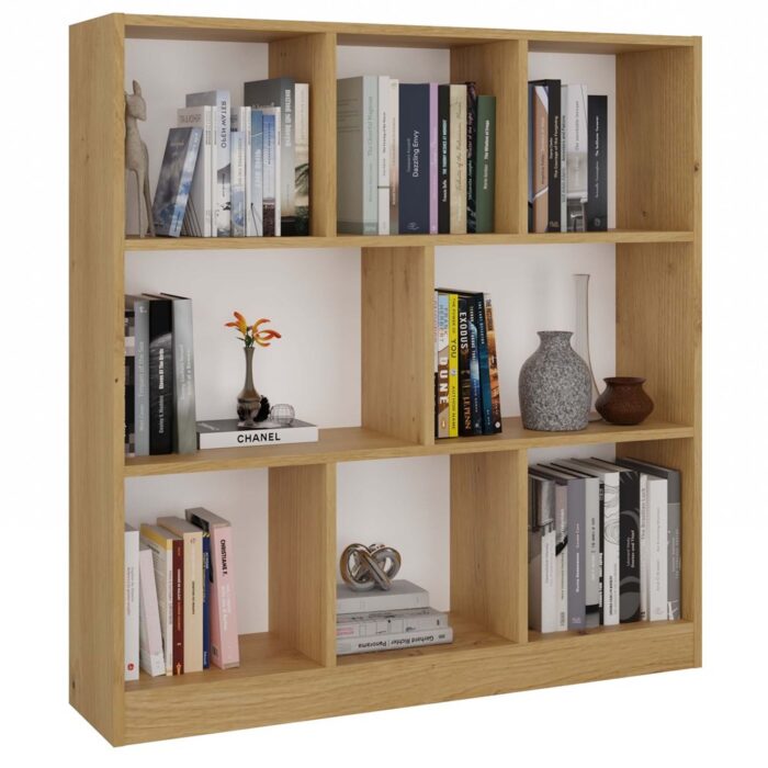 Nexa 8P Oak Bookcase - Image 1