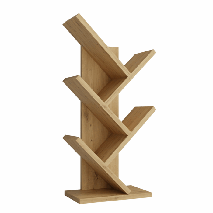 Lumo Mini Oak Shelf Unit - Image 1