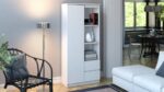 Arden RS-80 White Bookcase - Image 3
