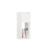Nova 20 Compact Bedside Table – White - Image 9