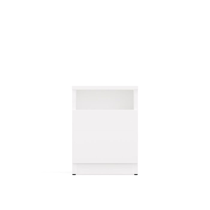 Nova 30 Bedside Cabinet with Door – White - Image 5