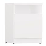 Nova 30 Bedside Cabinet with Door – White
