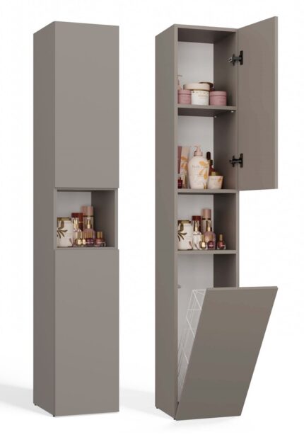 Claytone Tall Bathroom Cabinet