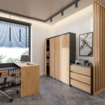 Orwin RS-80 Anthracite Oak Bookcase - Image 7