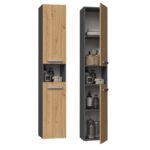 DarkOak Slim Cabinet