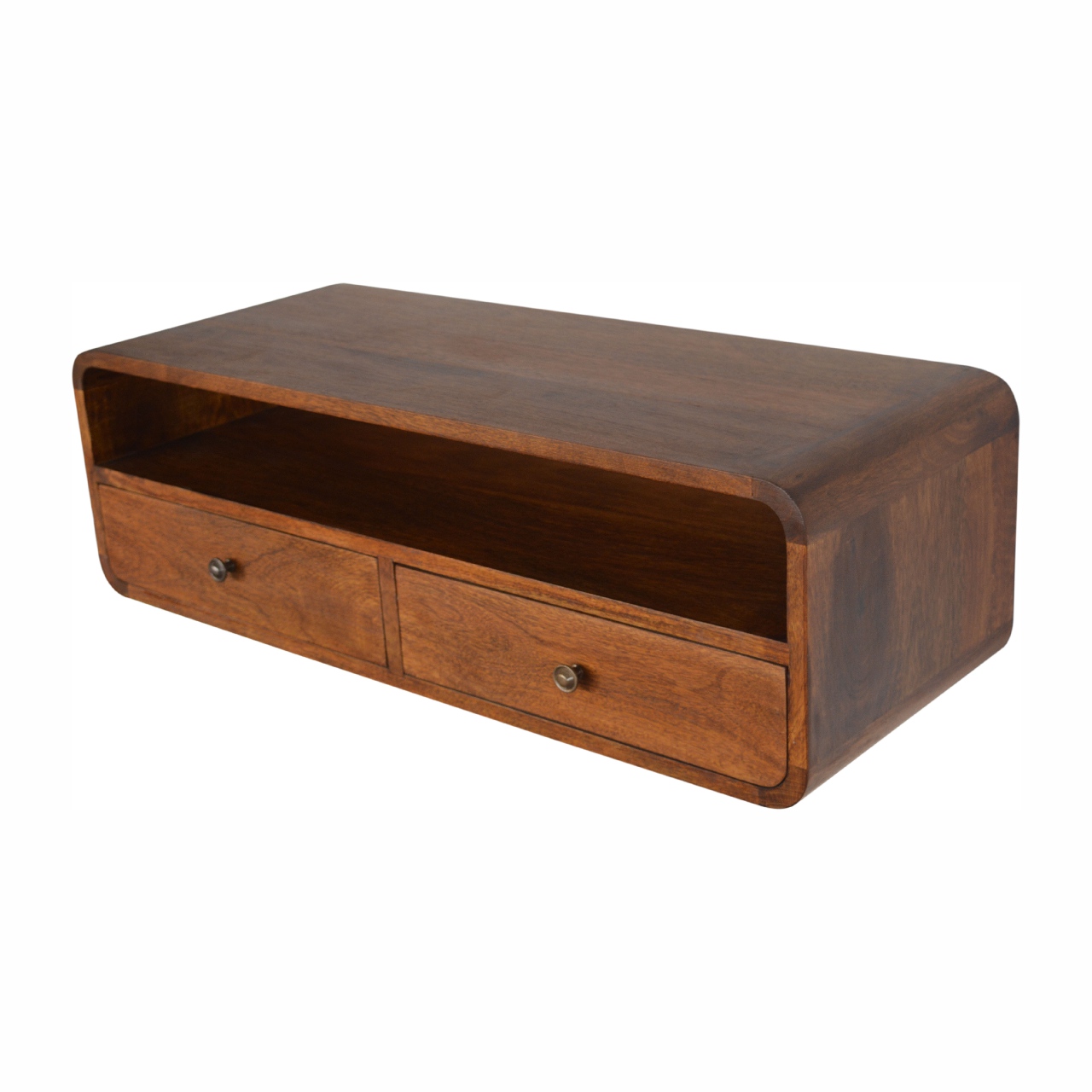 IN1229-4.jpg Floating Chestnut Open Console - Image 4