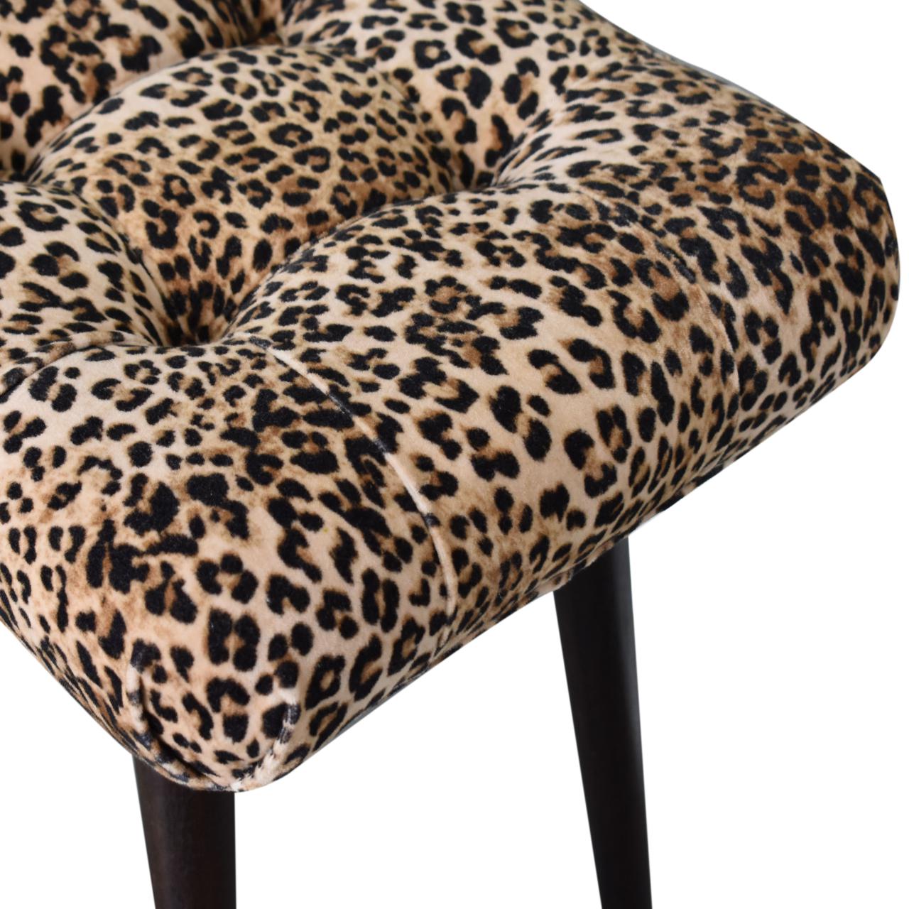 IN1712-5-2.jpg Leopard Print Curved Bench - Image 5