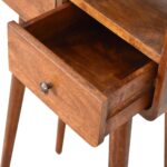 Mini Chestnut Console Table - Image 7