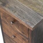 Mini Classic Grey Country Bedside - Image 5
