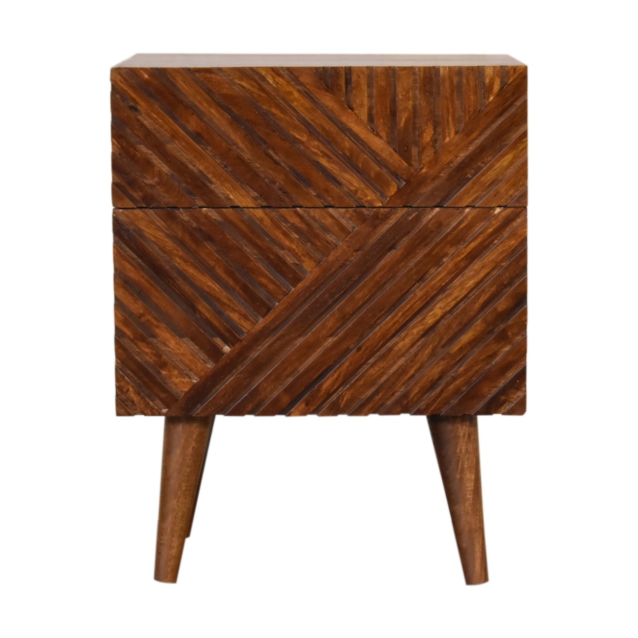 IN2116-1-1.jpg Lille 2 Drawer Chestnut Bedside - Image 1