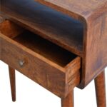 Curved Chestnut Console Table - Image 6