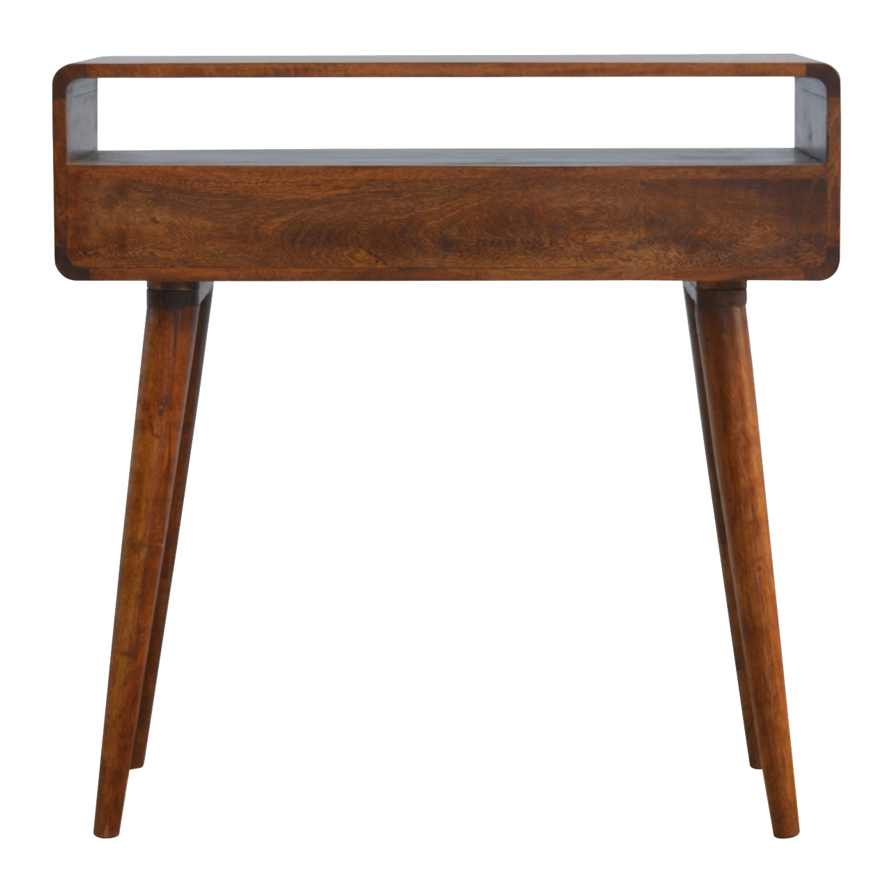 IN311-9.jpg Curved Chestnut Console Table - Image 9