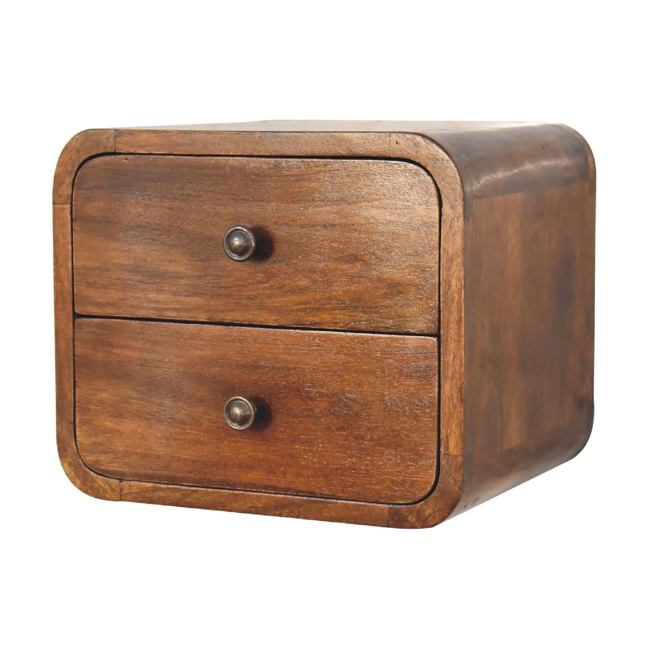 IN3263-2.jpg Floating Mini Chestnut Bedside - Image 2