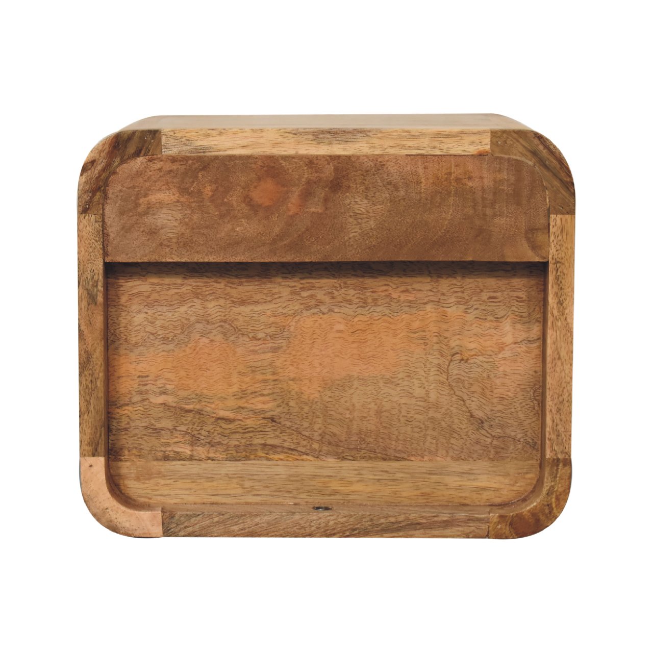 IN3266-8-1.jpg Mini Oak-ish Floating Open Bedside - Image 7