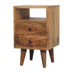 Mini Oak-ish Classic Open Bedside - Image 2