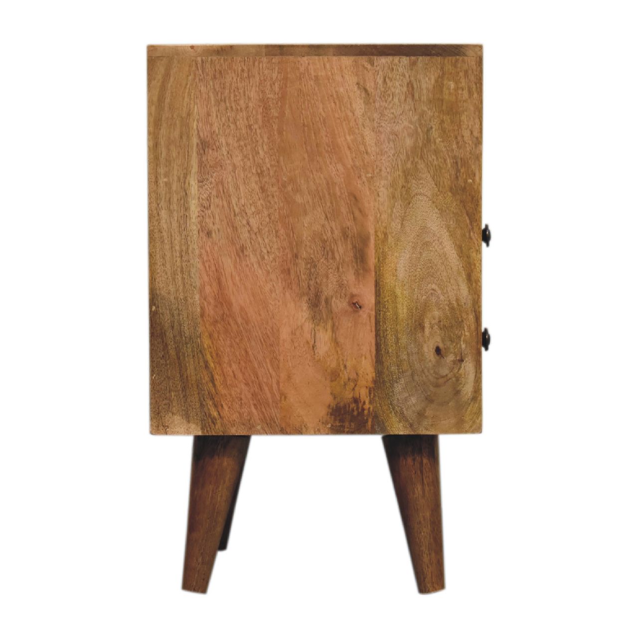 IN3293-8.jpg Mini Oak-ish Classic Open Bedside - Image 8